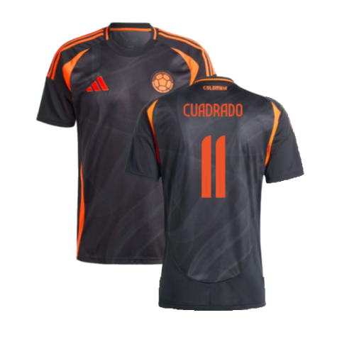 Colombia Juan Cuadrado 11 Away Soccer Jersey 2024/25