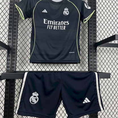 Real Madrid Cristiano Ronaldo 7 Kids Away Soccer Jersey 2025-2026