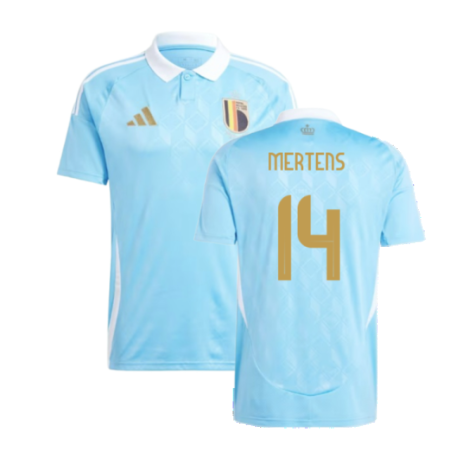 Belgium Dries Mertens 14 Away Soccer Jersey UEFA Euro 2024
