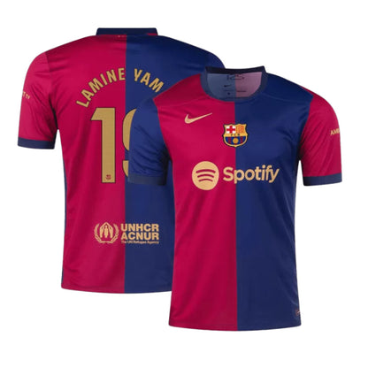 FC Barcelona Lamine Yamal 19 Home Soccer Jersey 2024/25