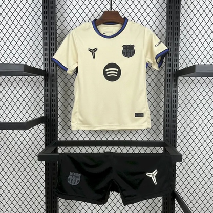 FC Barcelona Pedri 8 Kids Away Soccer Jersey 2025-2026