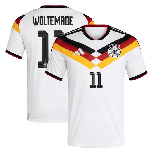 Germany Nick Woltemade 11 Home Soccer Jersey World Cup 2026
