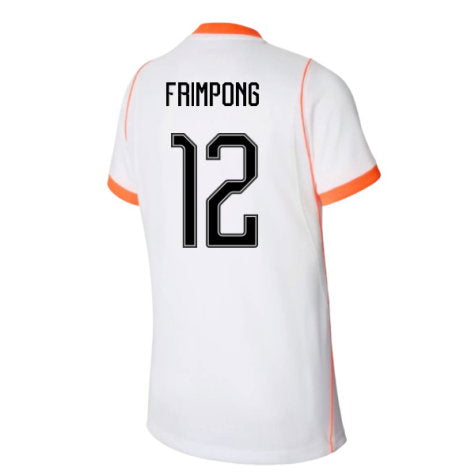 Netherlands Jeremie Frimpong 12 Away Soccer Jersey World Cup 2026