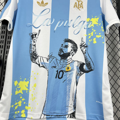 Argentina Lionel Messi 50th Anniversary Special Edition Soccer Jersey 2024-2025