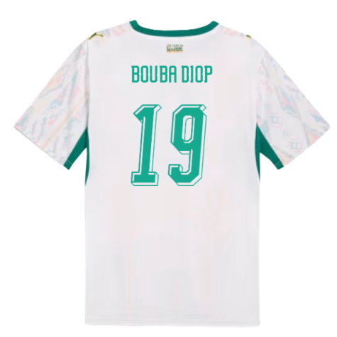 Senegal Bouba Diop 19 Home Soccer Jersey World Cup 2026