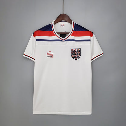 England Retro Home Soccer Jersey World Cup 1982