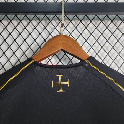 Portugal Retro Away Soccer Jersey World Cup 2006 - Black