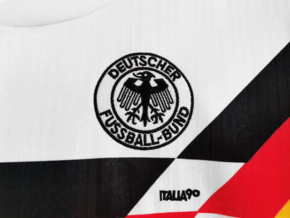 Germany Lothar Matthäus 10 Home Retro Soccer Jersey World Cup 1990