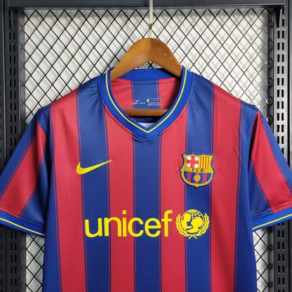 FC Barcelona Lionel Messi 10 Home Retro Soccer Jersey 2009-2010