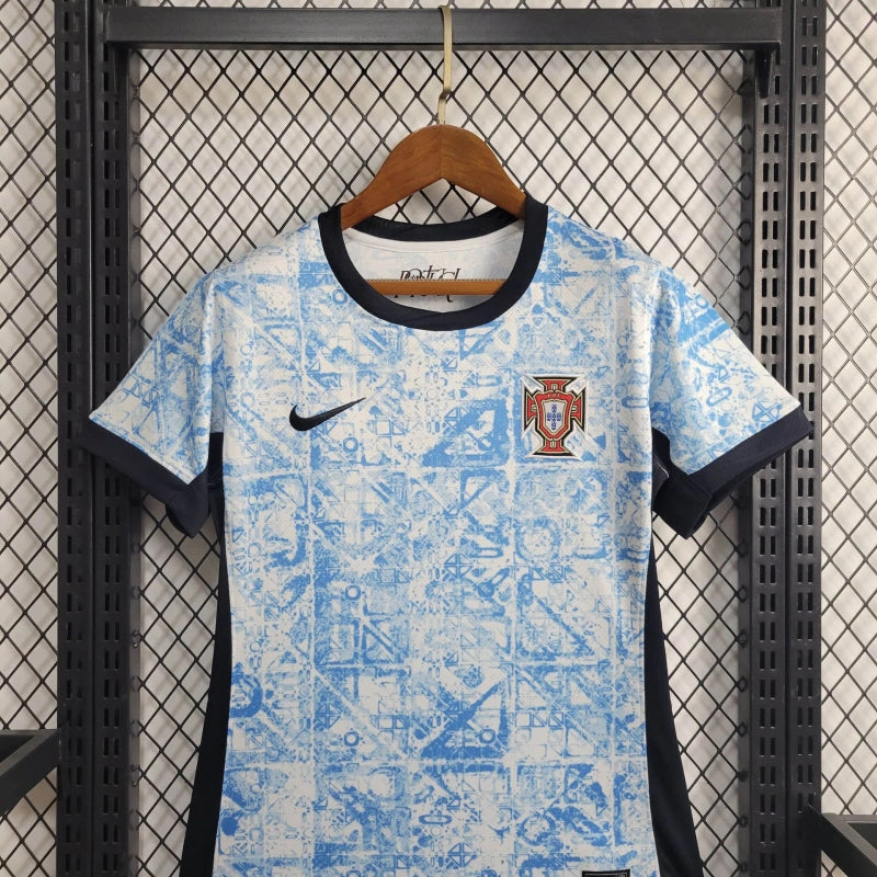Women's Portugal Joao Cancelo 20 Away Soccer Jersey Euro 2024