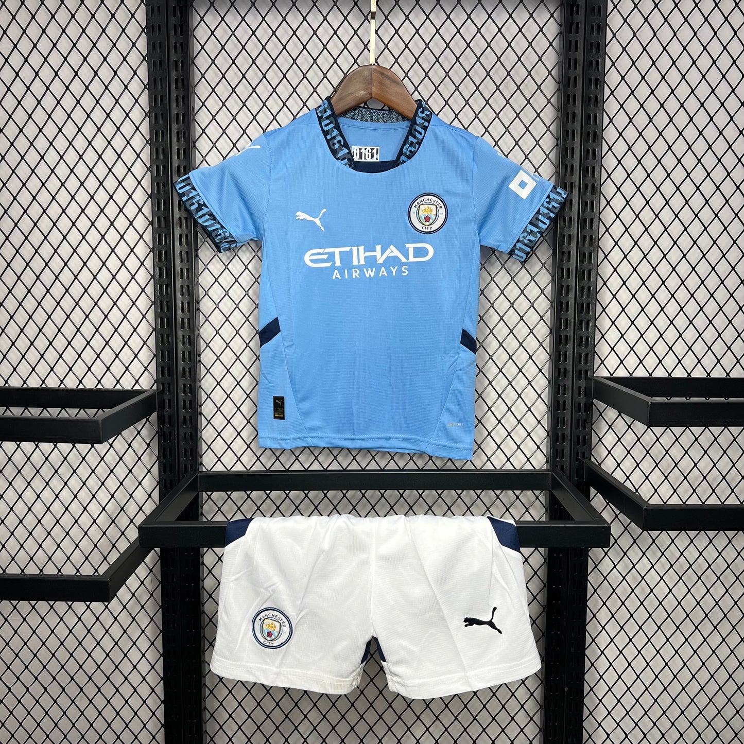 Man City Erling Haaland 9 Kids Home Soccer Jersey 2024/25