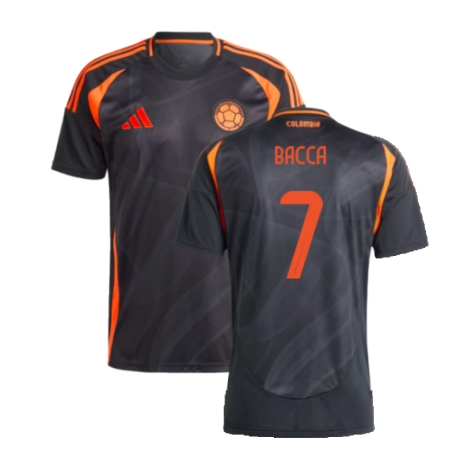 Colombia Carlos Bacca 7 Away Soccer Jersey 2024/25