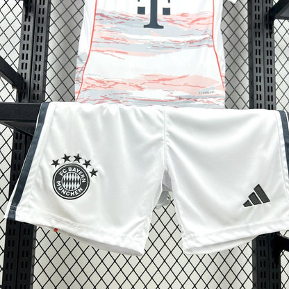 Bayern Munich Michael Olise 17 Kids Away Soccer Jersey 2025-2026