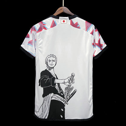 Japan One Piece Limited Edition Soccer Jersey 2023/24 - White
