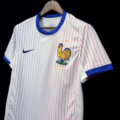 France Youssouf Fofana 19 Away Soccer Jersey Euro 2024