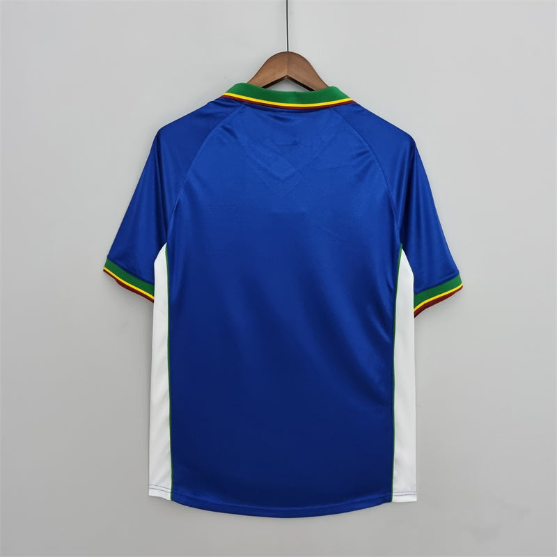 Portugal Retro Away Soccer Jersey World Cup 1998 - Blue