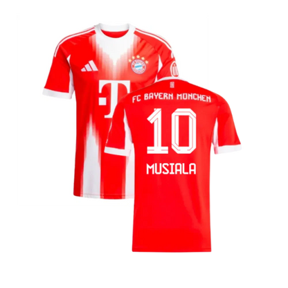 Bayern Munich Jamal Musiala 10 Home Soccer Jersey 2025-2026