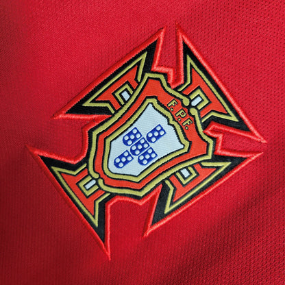 Portugal Retro Home Soccer Jersey UEFA Euro 2016