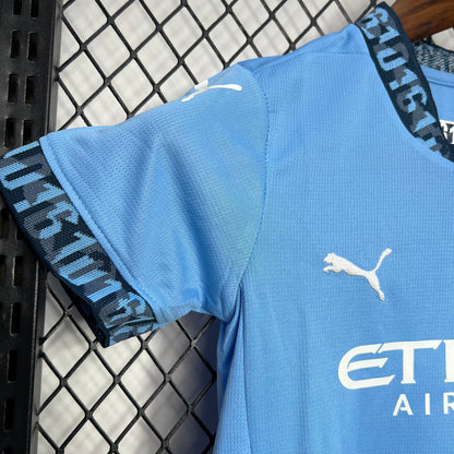 Man City Julián Álvarez 19 Kids Home Soccer Jersey 2024/25