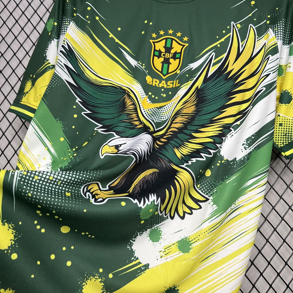 Brazil Eagle Special Edition Soccer Jersey 2024/25 - Green