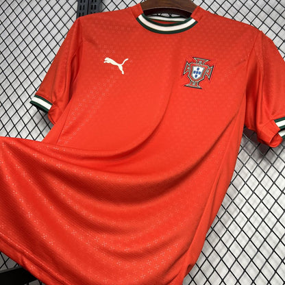 Portugal Rafael Leão 17 Home Soccer Jersey 2025/26