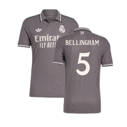 Real Madrid Jude Bellingham 5 Third Soccer Jersey 2024/25
