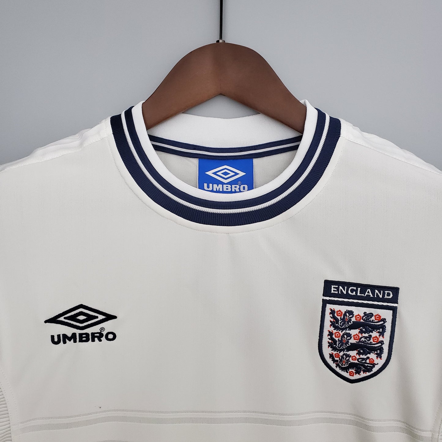 England Retro Home Soccer Jersey Euro Cup 2000