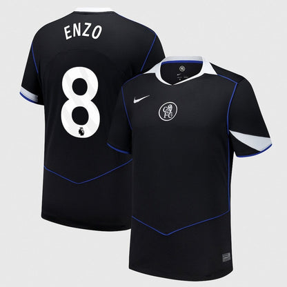Chelsea Enzo Fernandez 8 Third Soccer Jersey 2025-2026