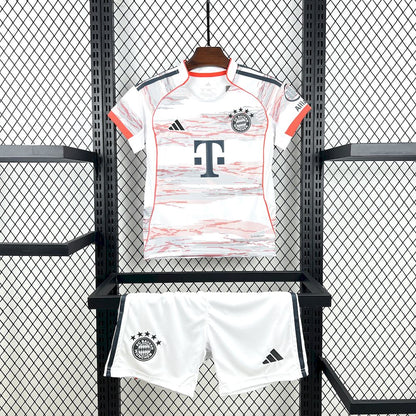 Bayern Munich Luis Diaz 14 Kids Away Soccer Jersey 2025-2026