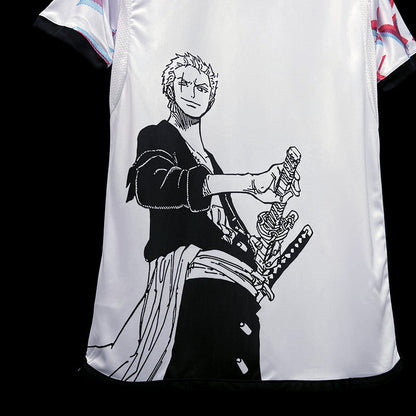 Japan One Piece Limited Edition Soccer Jersey 2023/24 - White