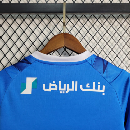 Al-Hilal Saudi Neymar Jr 10 Kids Home Soccer Jersey 2023/24
