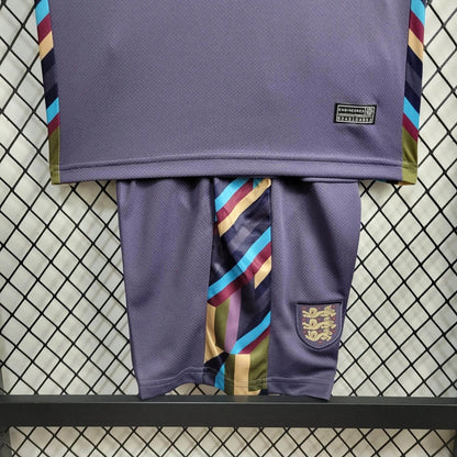 England Kids Away Soccer Jersey UEFA Euro 2024
