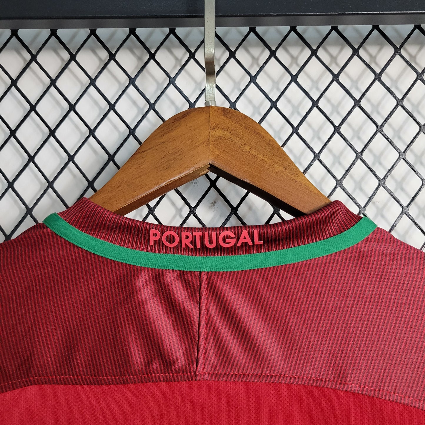 Portugal Retro Long Sleeve Home Soccer Jersey UEFA Euro 2016