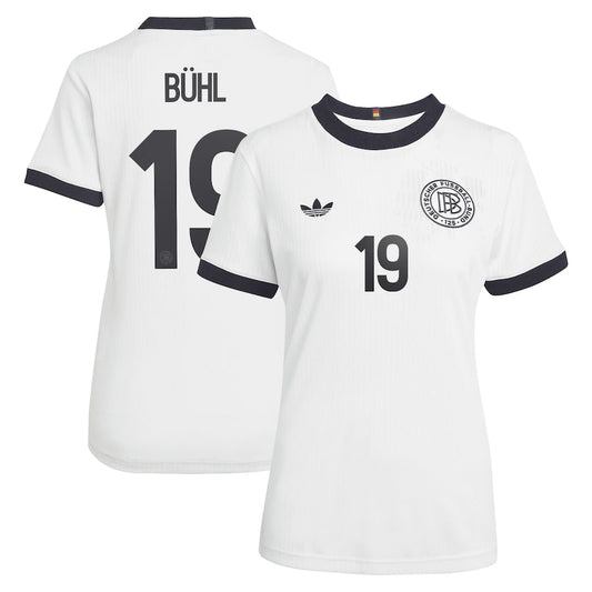 Germany Klara Bühl 19 Women's Home Soccer Jersey Euro 2025