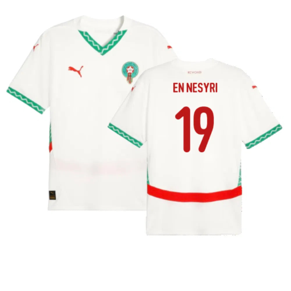 Morocco Youssef En-Nesyri 19 Away Soccer Jersey 2024/25