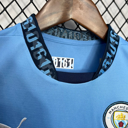 Man City Julián Álvarez 19 Kids Home Soccer Jersey 2024/25