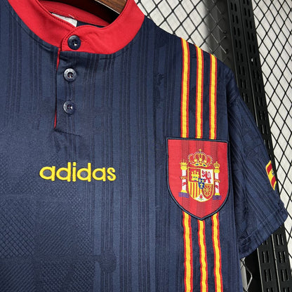 Spain Retro Away Soccer Jersey Euro Cup 1996