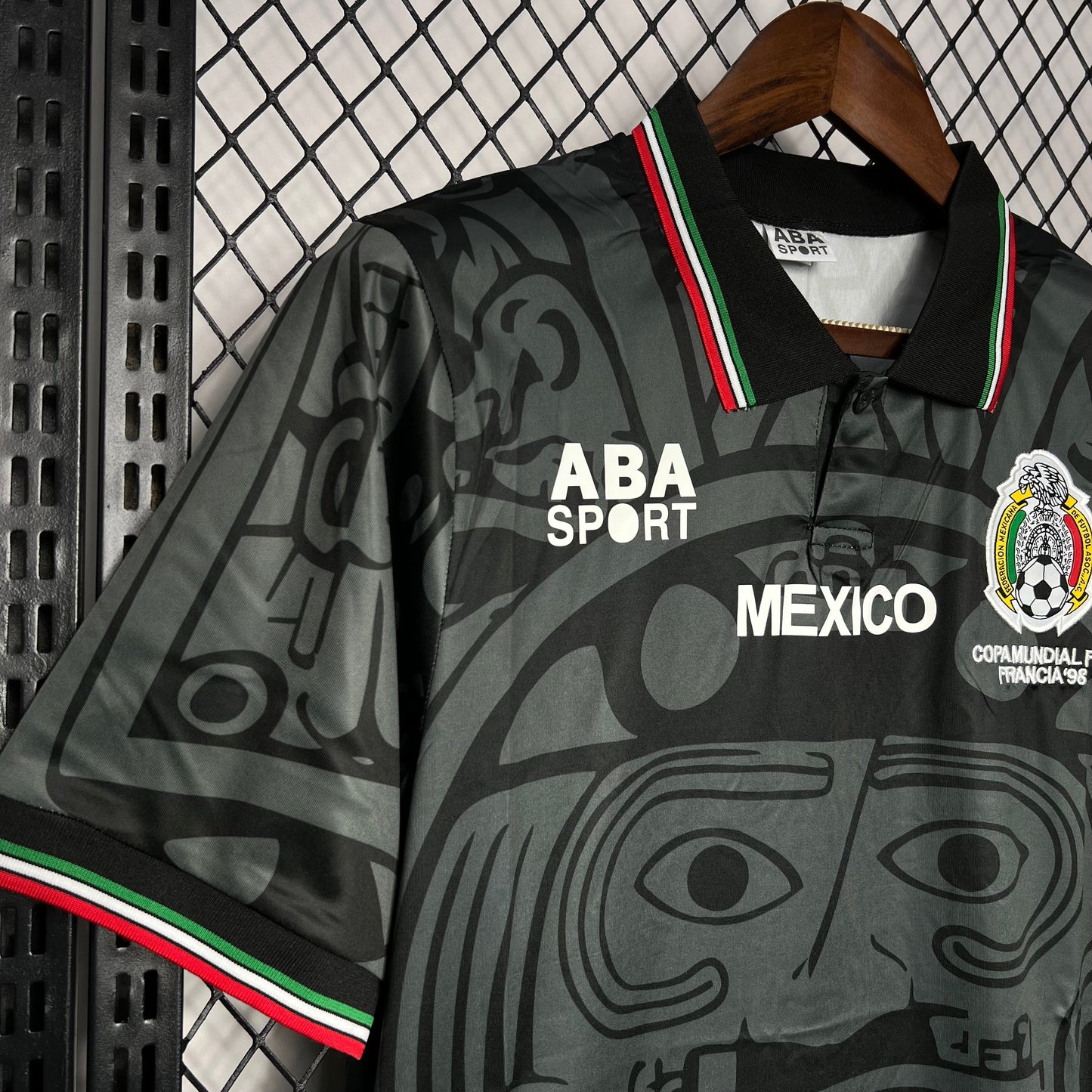 Mexico Retro Fourth Soccer Jersey 1998-1999 - Black