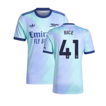Arsenal Declan Rice 41 Third Soccer Jersey 2024/25