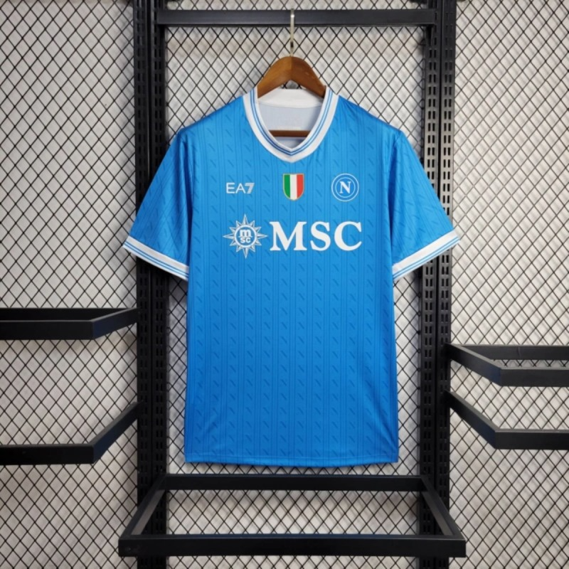 Naples Diego Maradona 10 Home Soccer Jersey 2025-2026