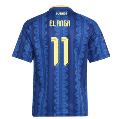 Sweden Anthony Elanga 11 Away Soccer Jersey World Cup 2026