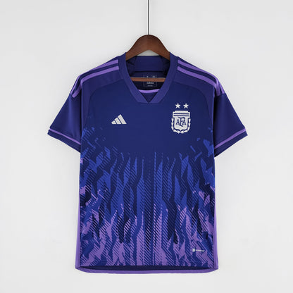 Argentina Lionel Messi 10 Away Soccer Jersey World Cup 2022