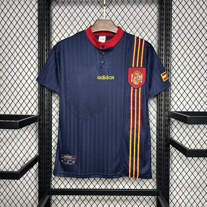 Spain Retro Away Soccer Jersey Euro Cup 1996