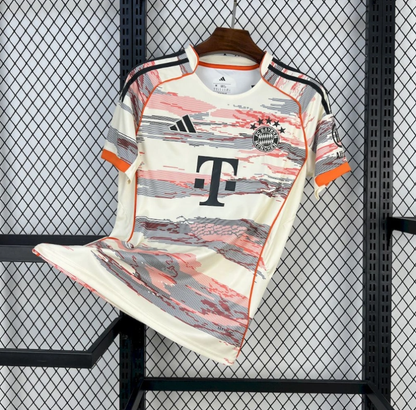 Bayern Munich Jamal Musiala 42 Away Soccer Jersey 2025-2026