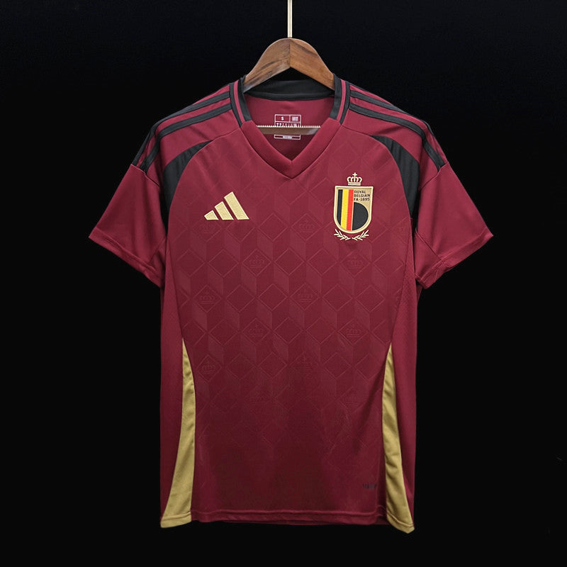 Belgium Eden Hazard 10 Home Soccer Jersey UEFA Euro 2024