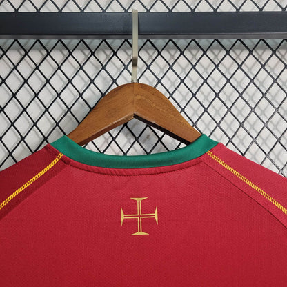 Portugal Retro Home Soccer Jersey World Cup 2006