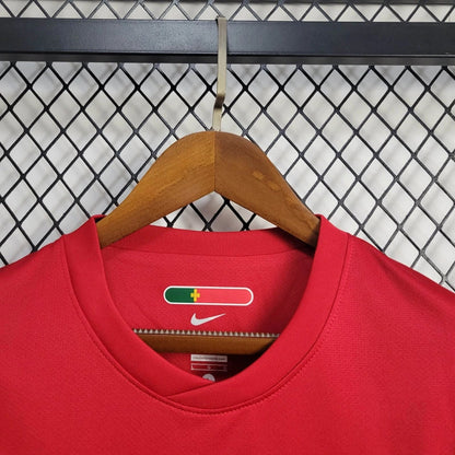 Portugal Retro Home Soccer Jersey World Cup 2010