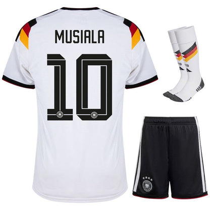 Germany Jamal Musiala 10 Kids Home Soccer Jersey World Cup 2026