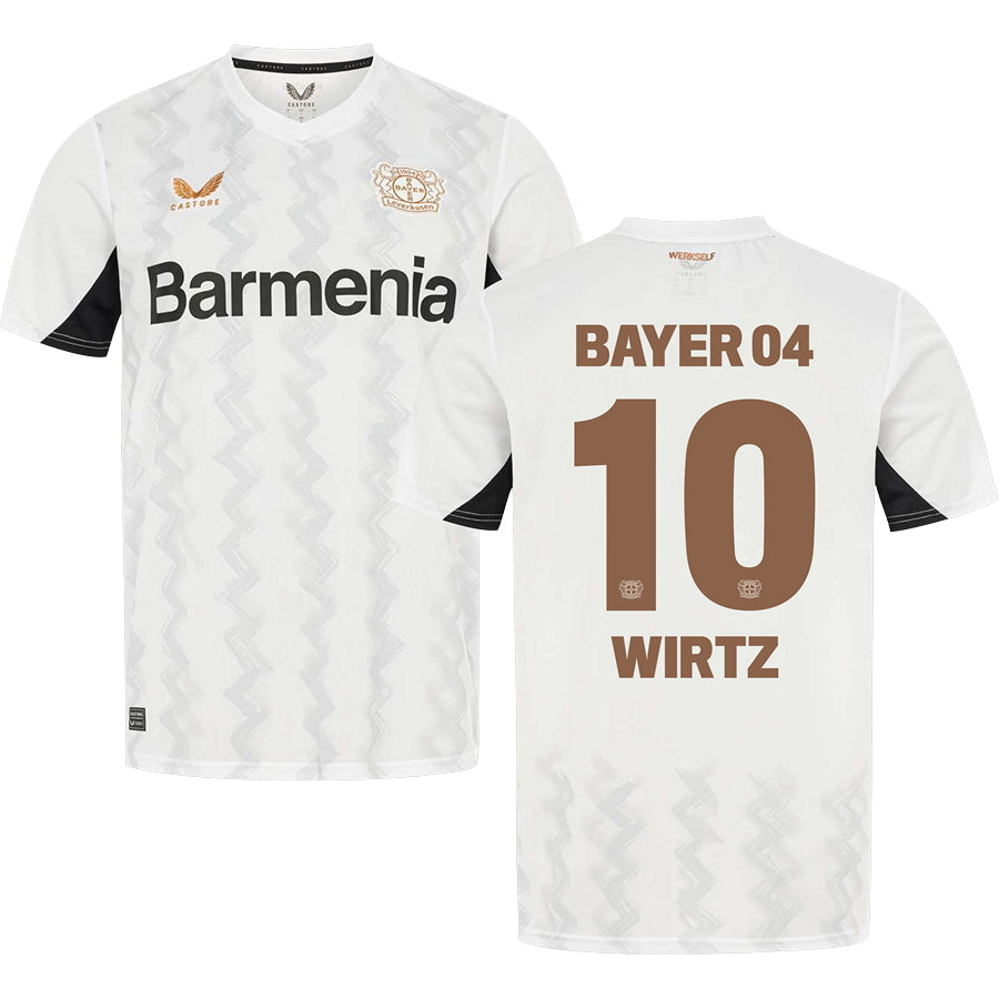 Bayer Leverkusen Florian Wirtz 10 Away Soccer Jersey 2024/25