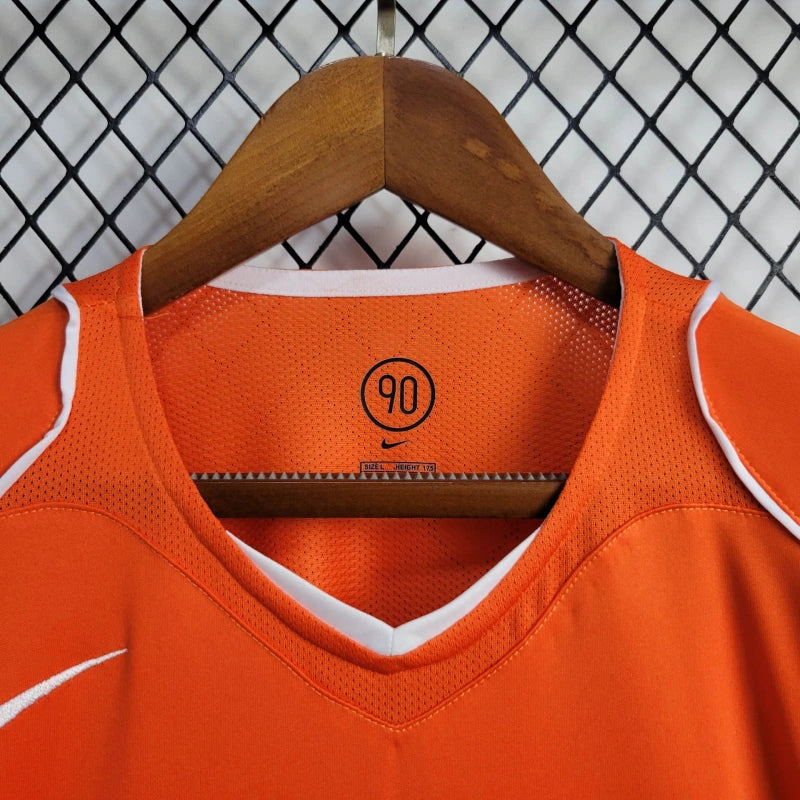 Netherlands Home Retro Soccer Jersey EURO 2004